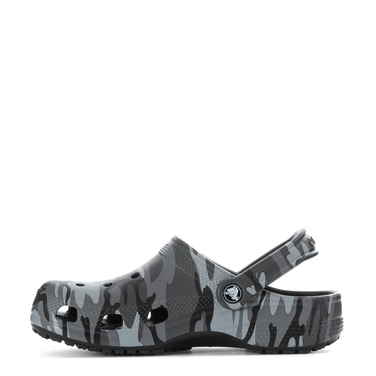 Crocs Youth Camo Classic Clog - Slate Grey