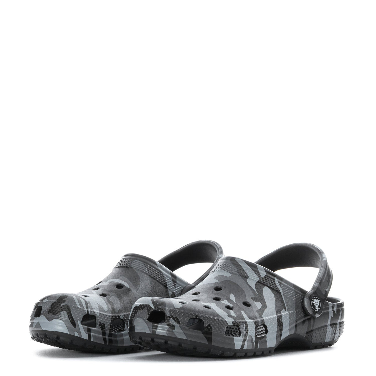 Crocs Youth Camo Classic Clog - Slate Grey