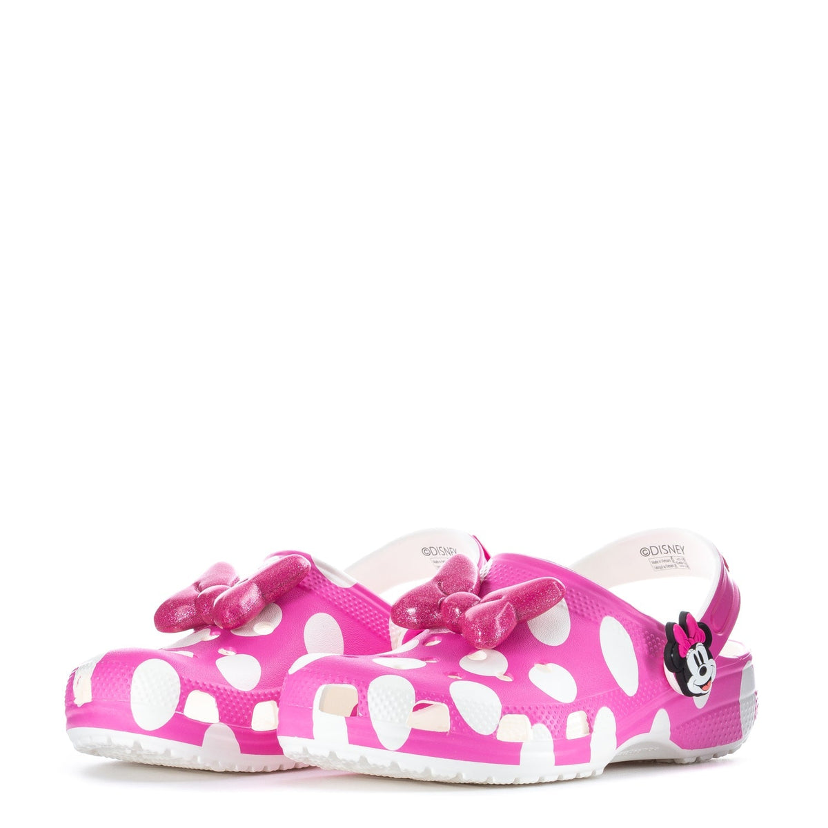 Crocs Kids' Minnie Mouse Classic Clog - Pink / White